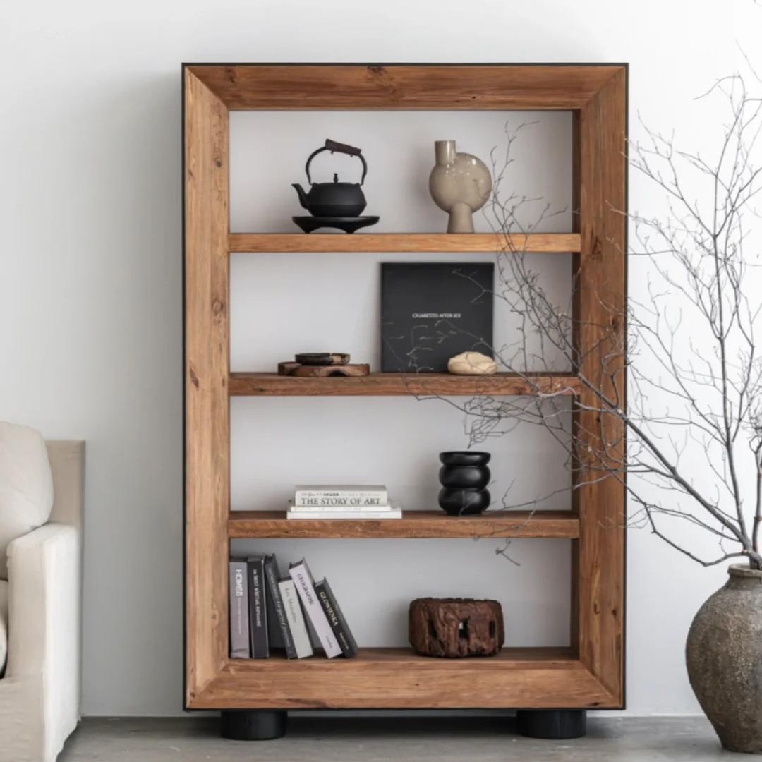 Modern Solid Wood Bookshelf