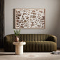 Modern Curved Boucl¨¦ Sofa with Vertical Channel Tufting a€?Upholstered 3-Seater in Olive Green for Living Room or Lounge