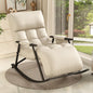 Ergonomic Reclining Rocking Chair with Armrests a€?Padded Lounge Chair with Leg Support for Living Room, Bedroom or Nursery